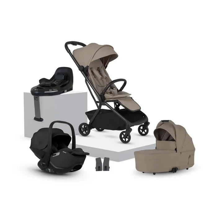 Silver Cross Nia (Glide Plus 360) Travel System – Champagne
