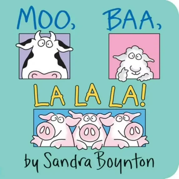 Simon & Schuster Moo, Baa, La La La Board Book