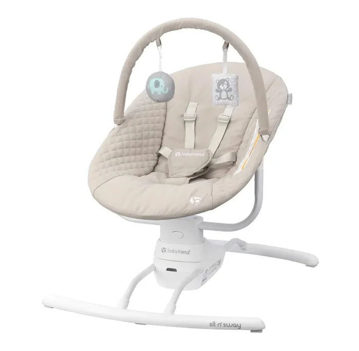 Sit N Sway Portable Baby Swing – Dash Tan
