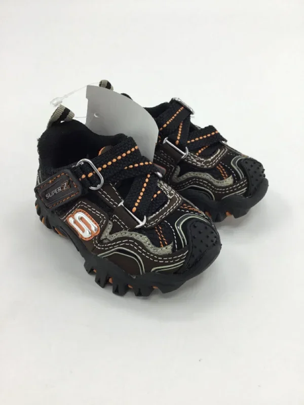 Skechers Child Size 3 Toddler Brown Sneakers