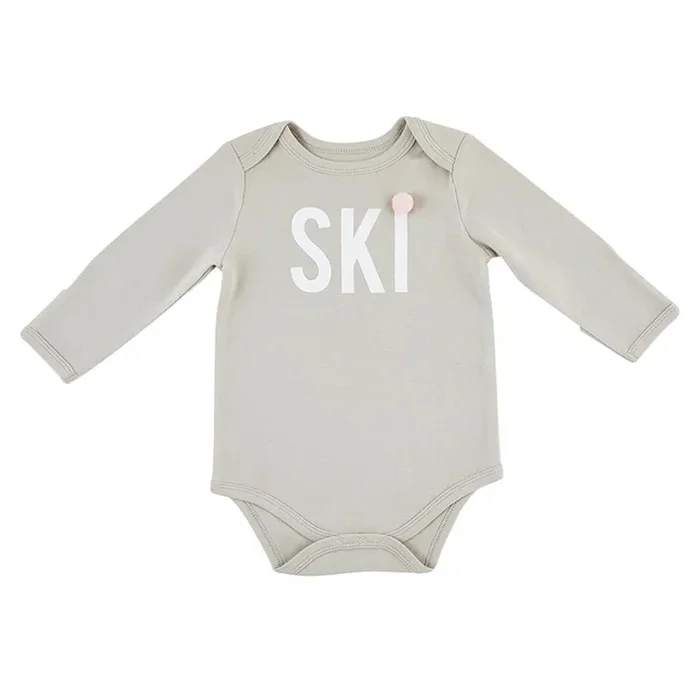 Ski – Winter Wonderland Long Sleeve Snapshirt || (6-12 Months)