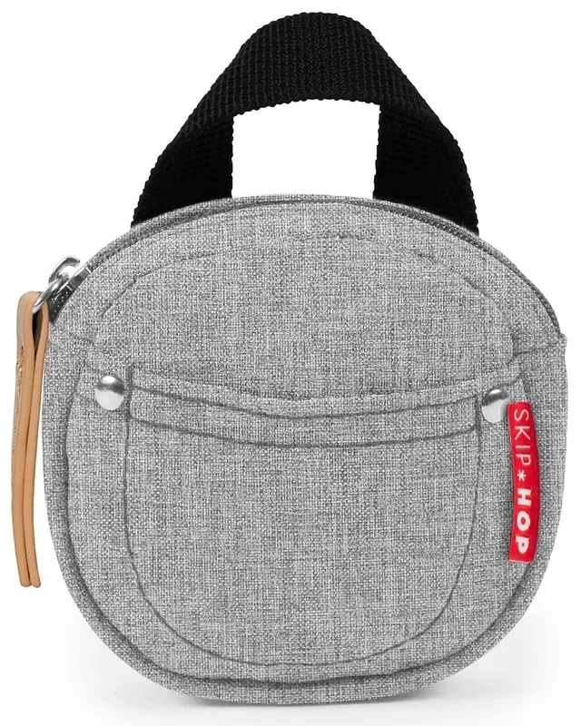 Skip Hop Pacifier Pocket – Grey Melange