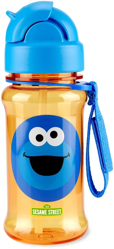 Skip Hop Sesame Street Straw Bottle With Tritan Renew – Cookie Monster