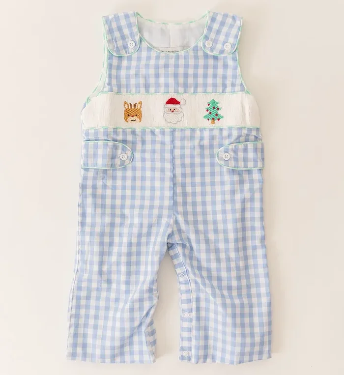 Smocked Christmas Jon Jon