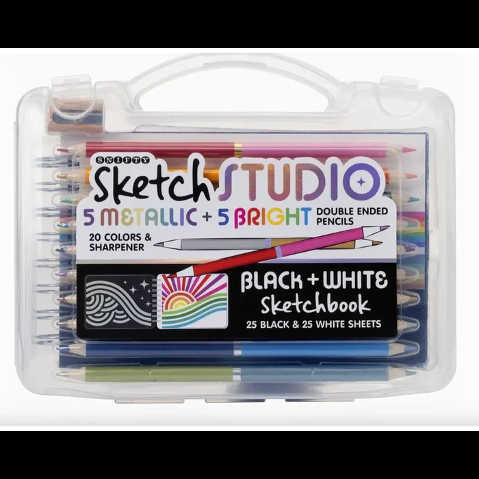 Snifty Sketch Studio Black & White Travel Set