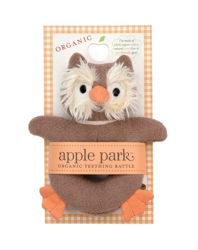 Soft Teething Rattle – Owl