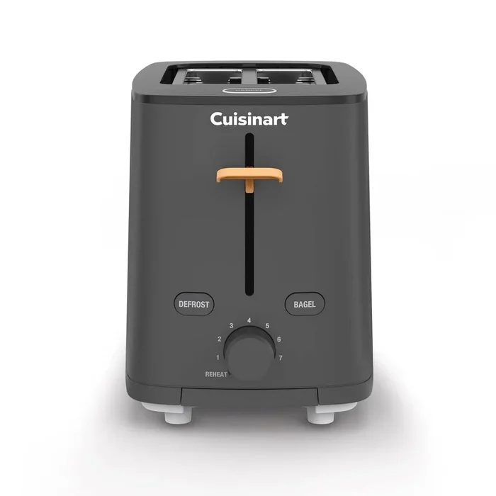 Soho 2 Slices Toaster Black CPT-7BK: 900W, Reheat Function, 3-Year Warranty, Plastic, Compact Design