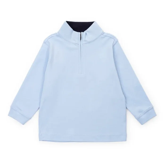 Spencer Quarter Zip Pullover – Light Blue