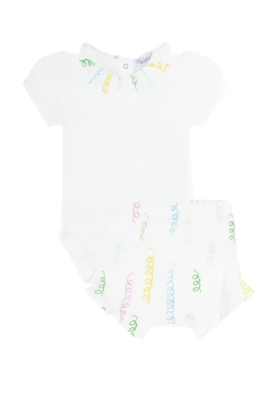 Spirals Print Onesie Set
