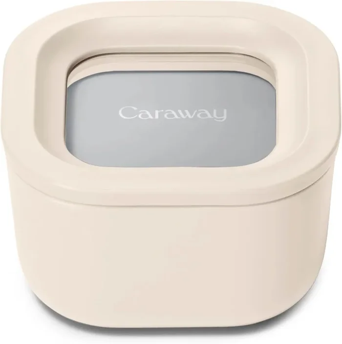 Square Food Storage Container – Cream
