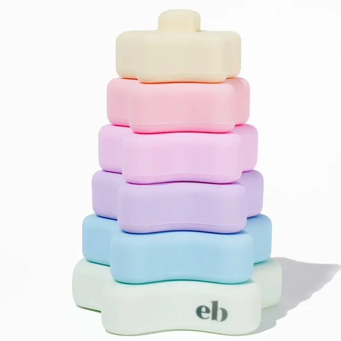 Star Silicone Stacking Toy
