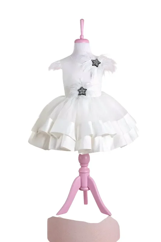 Star White Party Dress