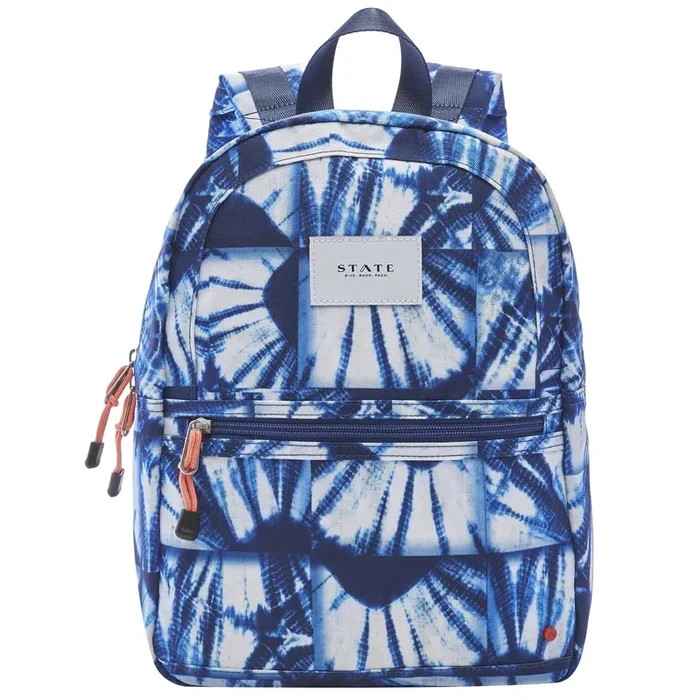 State Bags Kane Kids Backpack – Indigo Patchwork