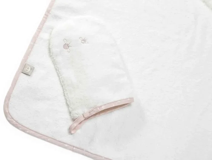 Stokke Hooded Towel – Pink Bee