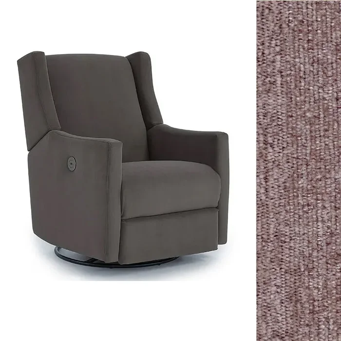 Storytime by Best Chairs Lillian Power Swivel Glider Recliner