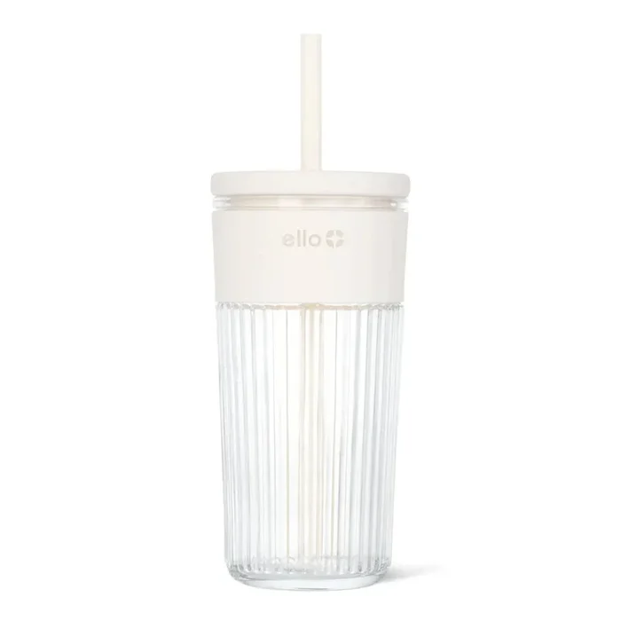 Straw Tumbler – Cream