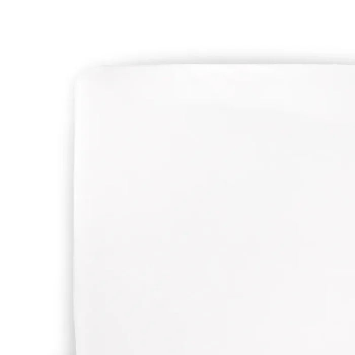 Stretch Knit Crib Sheet – White
