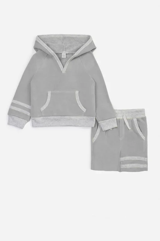 Striped Hoodie Set