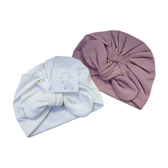 Sugar + Maple Bow Knot Hats | 2 Pack