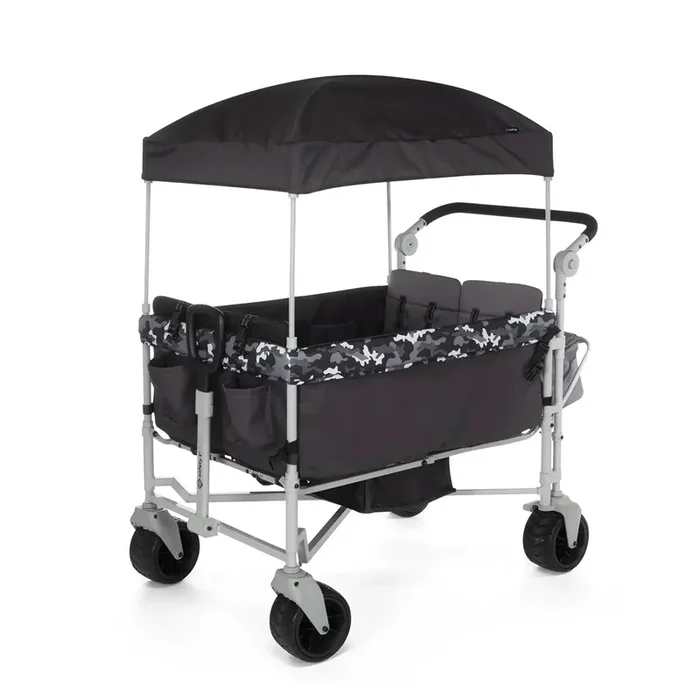 Summit Sprint Quad Wagon Stroller – Charcoal Camo (See Description)