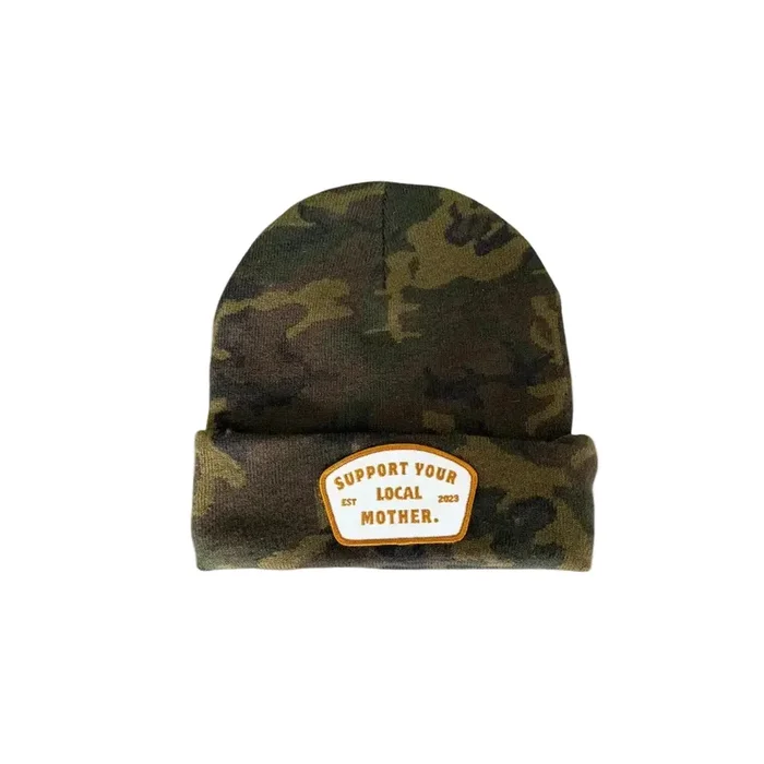 Support Your Local Mother® Patch Beanie – Camo