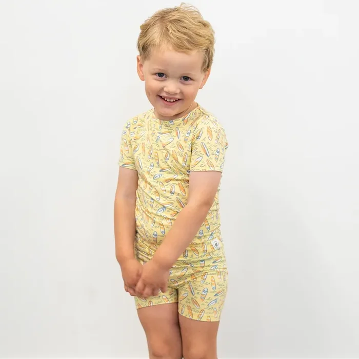 Surfboard Waves Summer Pajama Set