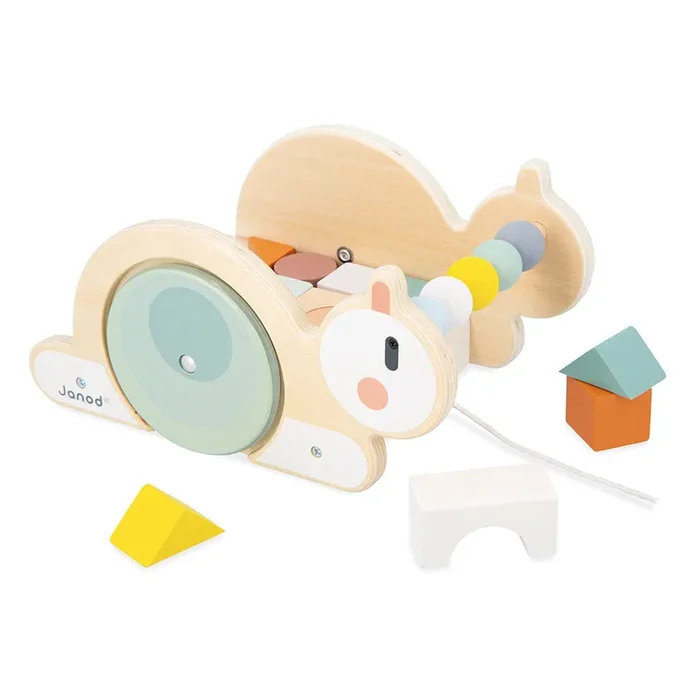 Sweet Cocoon – Pull-along Snail Cube Trolley