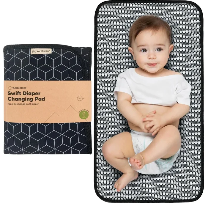Swift Diaper Changing Pad – Black Geo