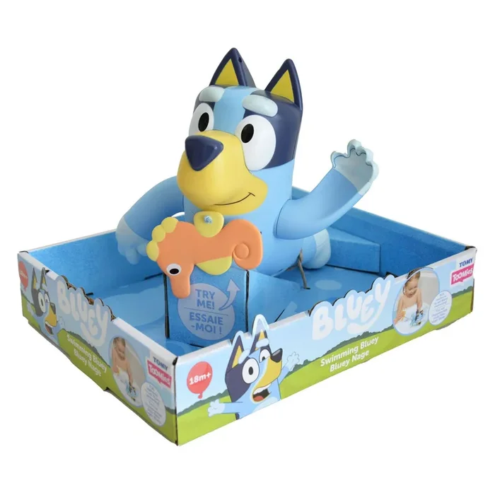 Swimming Bluey Figure Bath Toy