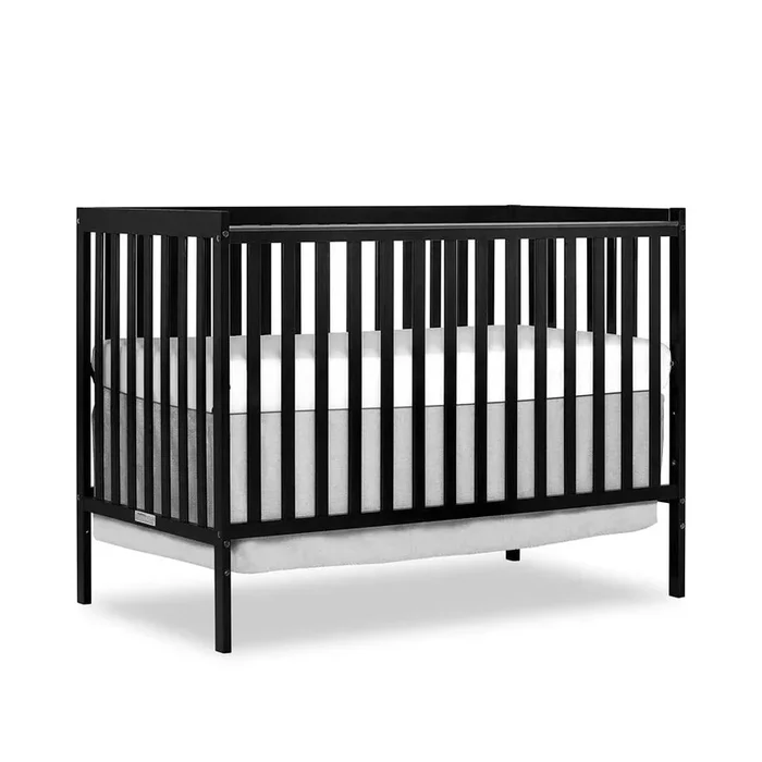 Synergy Black 5-in-1 Convertible Crib – Black