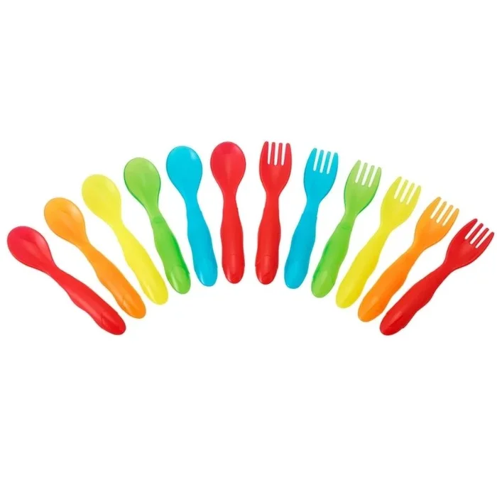 Take & Toss Toddler Flatware – 12 Pack