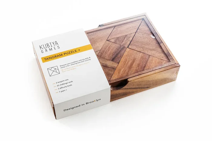 Tangram Puzzle – Two Sets With 65 Challenge Cards