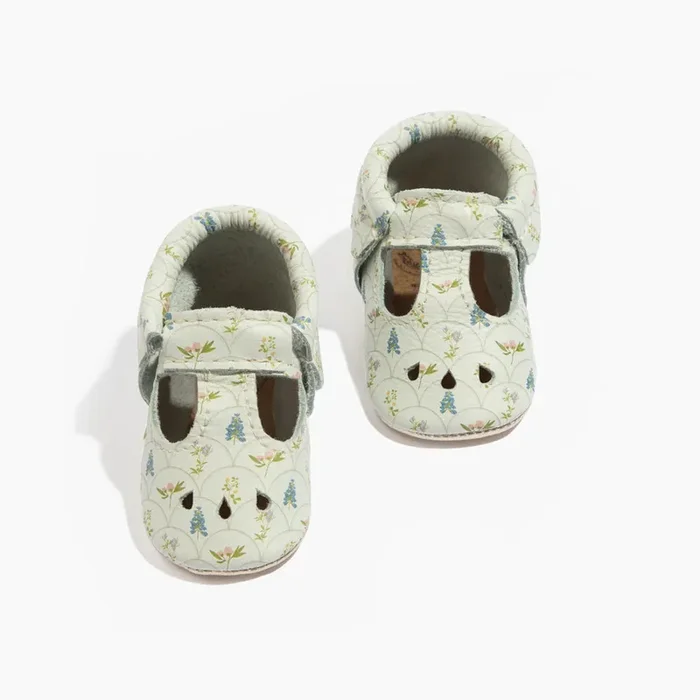 Tea Cup Mary Jane Baby Shoe