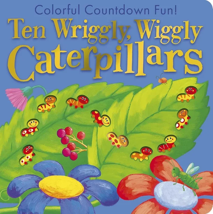 Ten Wriggly Wiggly Caterpillars | Colorful Countdown Fun!