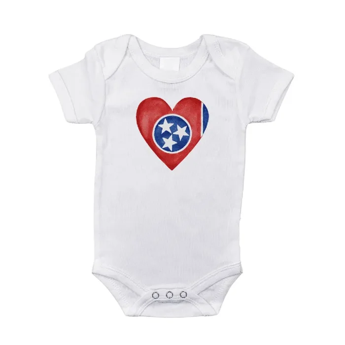 Tennessee Heart Baby Onesie