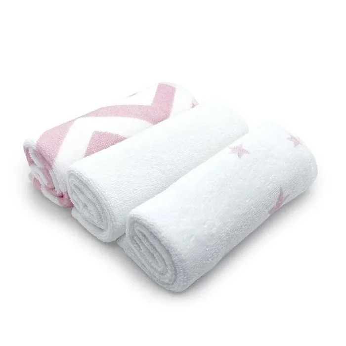 Terry Washcloths – 3 Pack