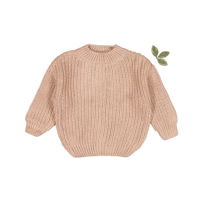 The Chunky Knit Sweater – Blush