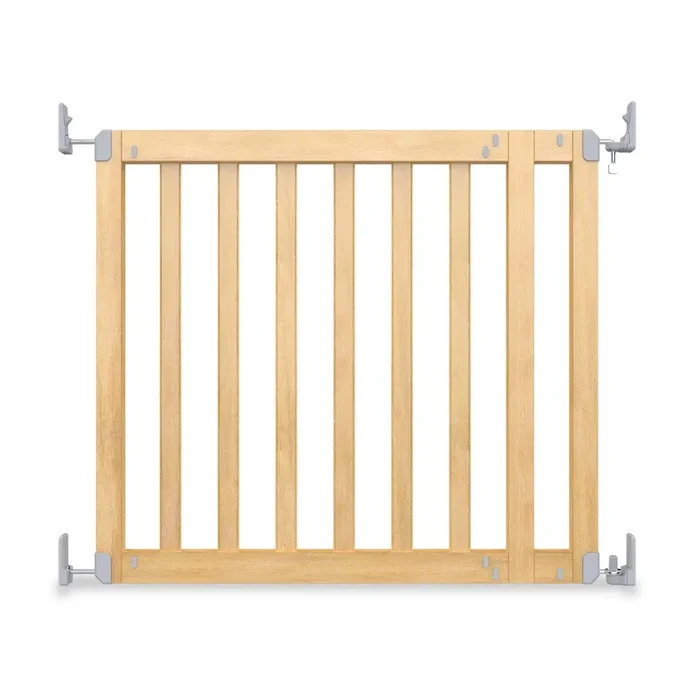 The Doorway 36S Series Custom Collection Safety Pet and Baby Gate – Natural Wood