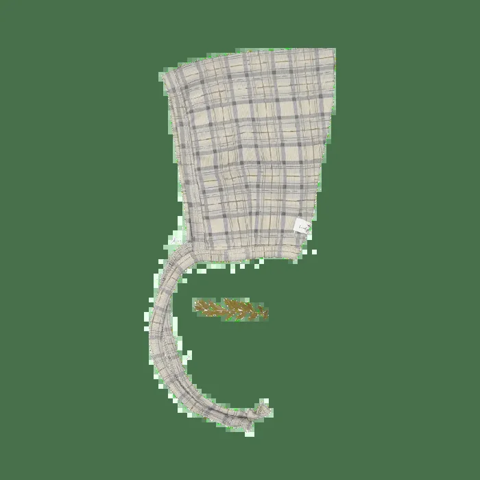The Printed Pixie Bonnet – Tartan