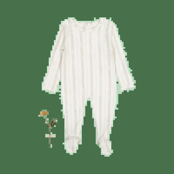 The Printed Romper – Mist Stripe