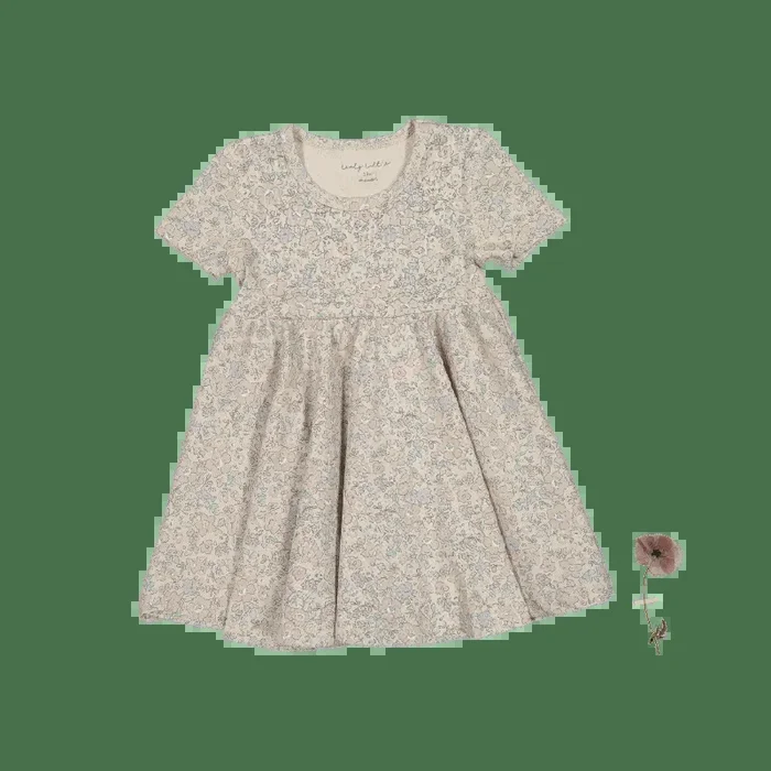 The Printed Short Sleeve Dress – Elise