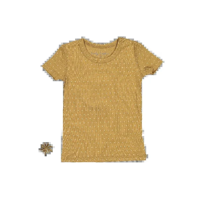 The Printed Short Sleeve Tee – Golden Dot
