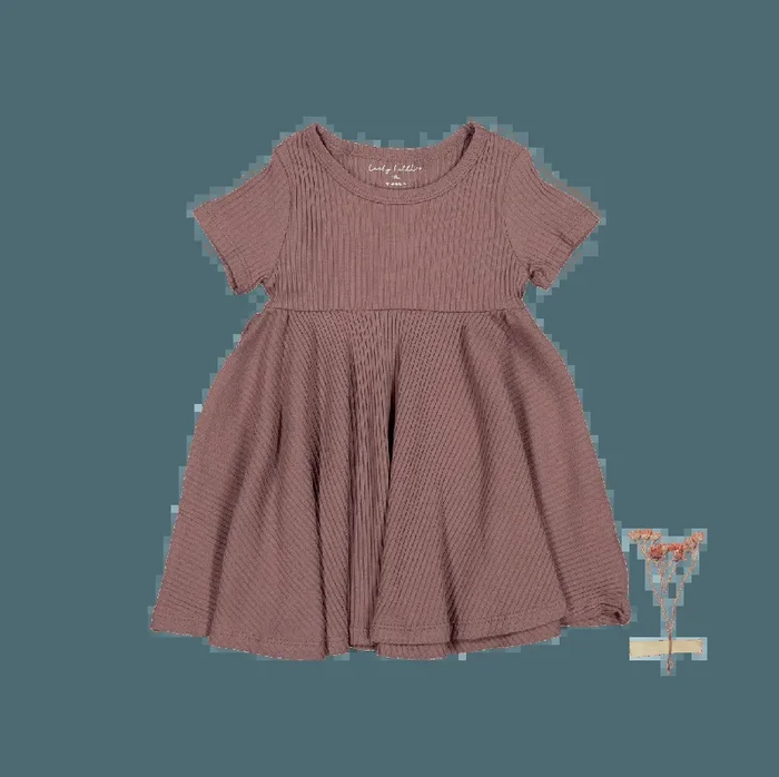 The Short Sleeve Dress – Mink