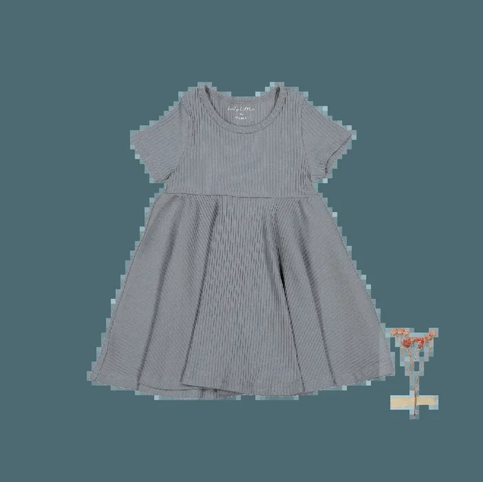 The Short Sleeve Dress – Slate