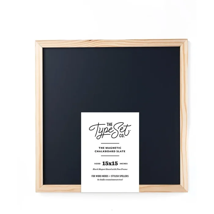 The Type Set Co Letter Board Black