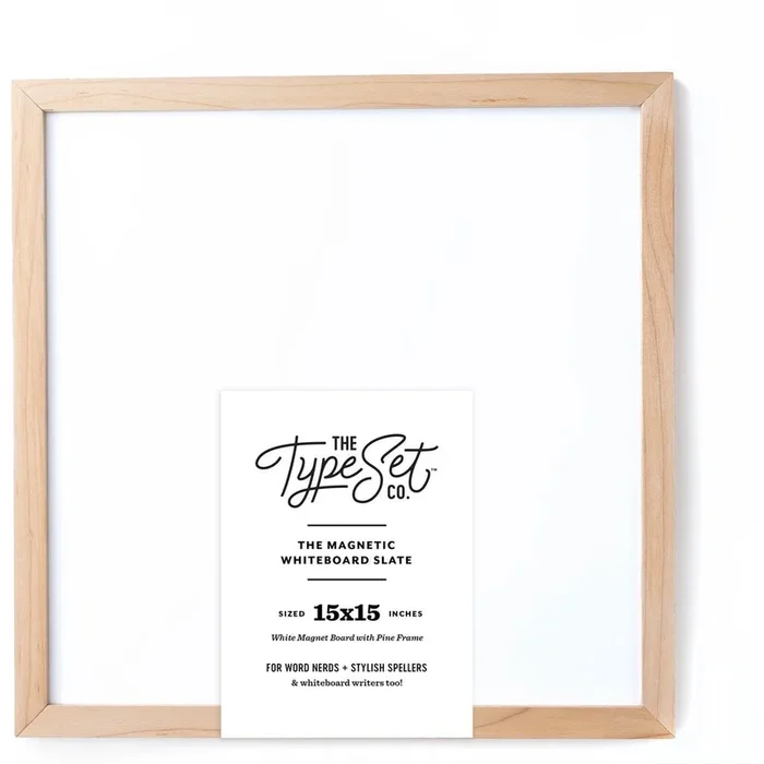The Type Set Co Letter Board White
