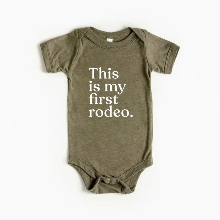 This Is My First Rodeo Onesie
