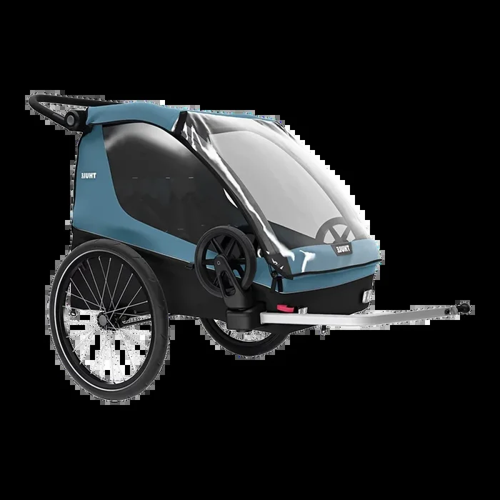 THULE Courier 2-Seat Kids Cargo Bike Trailer – Aegean Blue