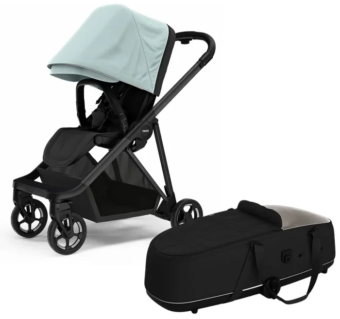 Thule Shine Stroller + Bassinet Bundle – Alaska / Black