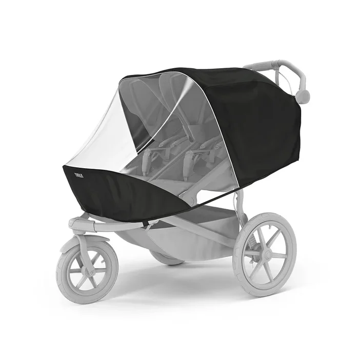 Thule Urban Glide Rain Cover Double Stroller Black